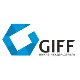 Ручка GIFF FF 2/154 Білий та золото (кнопка)