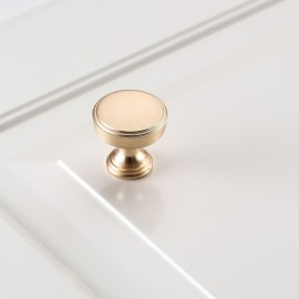 Ручка кнопка GTV Sonet d-25 мм, золото матове