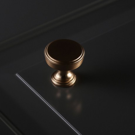 Ручка кнопка GTV Sonet d-25 мм, золото матове