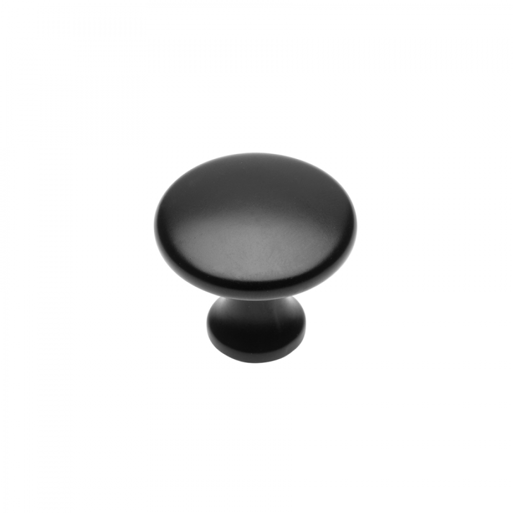 Ручка кнопка GTV Udine d=29мм, чорний матовий