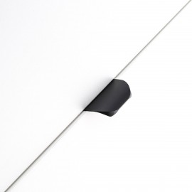 Ручка для меблів GTV Hexi L=50мм, C=32мм, чорний матовий