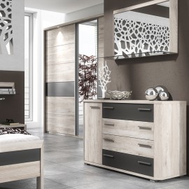 ЛДСП Swiss Krono Антрацитовий U164 PE, 2800х2070х16 мм