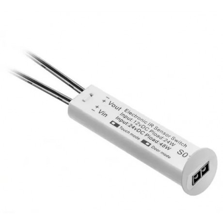 Вимикач сенсорний 3 в 1 GTV AE-WBBUNI-10DIM, 48Вт, білий