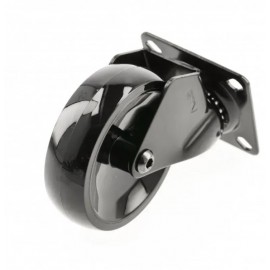 Меблевий ролик (колесо) GTV Calibro d75, 64 кг, зі стопором KM-CALIBRO-75MM-ZH-20, чорний