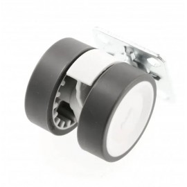 Меблевий ролик GTV Circo d50, 50кг, зі стопором KM-CIRCO-50MM-ZH-19, сірий