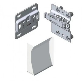 Навіс GTV "807" комплект: лівий + правий з заглушками та монтажними планками, 240 кг навантаження