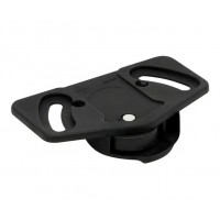 Розсувна система пласт. Ролик нижній чорний