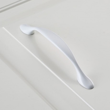Ручка меблева GTV Camai L=160мм, C=128мм, білий матовий