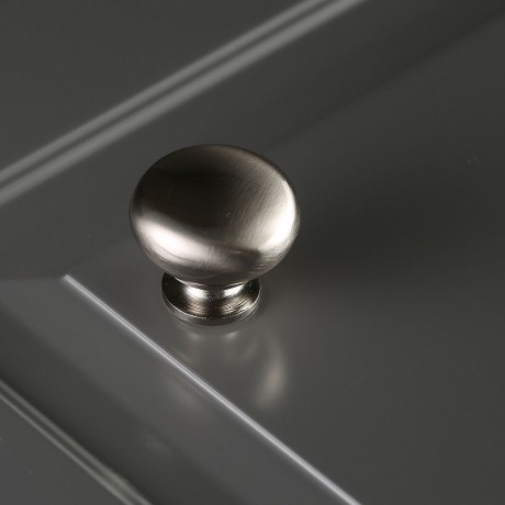 Ручка кнопка GTV Bergamo, шліфована сталь