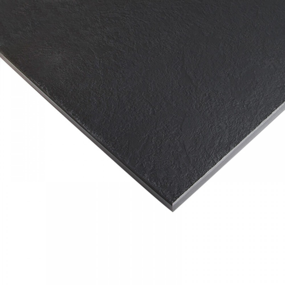 Компакт-плита FunderMax HPL 0080 SX Чорний Saxum Black 4100x1300x12 (чорне ядро)