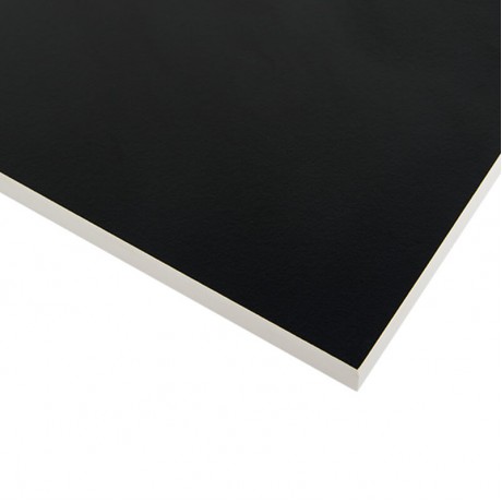 Компакт-плита FunderMax HPL 0080 FH чорний Pop Art Black 4100x1854x12 (біле ядро)